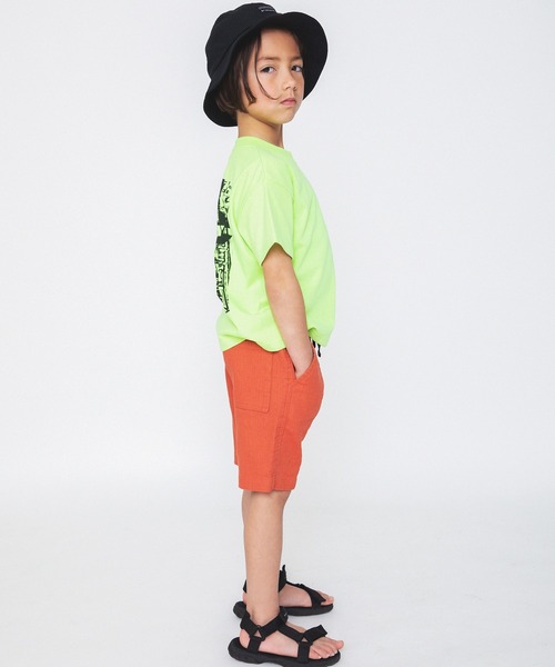 RADCHAP（ラッドチャップ）の「【爽パン】切り替えハーフパンツ（その他パンツ・キッズ・ブルー/オレンジ/ライム・100cm/110cm/90cm/150cm/130cm/140cm/120cm）」の10枚目の写真