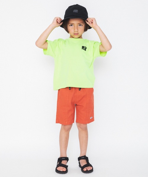 RADCHAP（ラッドチャップ）の「【爽パン】切り替えハーフパンツ（その他パンツ・キッズ・ブルー/オレンジ/ライム・100cm/110cm/90cm/150cm/130cm/140cm/120cm）」の7枚目の写真