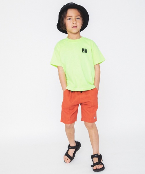 RADCHAP（ラッドチャップ）の「【爽パン】切り替えハーフパンツ（その他パンツ・キッズ・ブルー/オレンジ/ライム・100cm/110cm/90cm/150cm/130cm/140cm/120cm）」の9枚目の写真