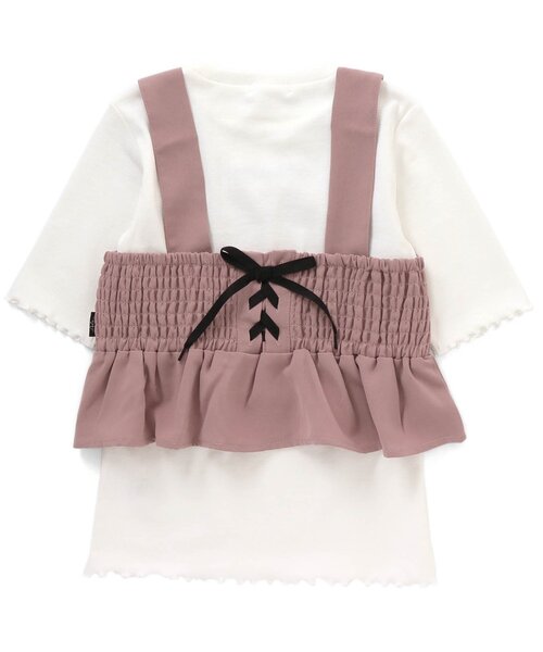 algy（アルジー）の「ニコプチコラボビスチェ＆リブTセット（その他トップス・キッズ・サックスブルー/ミント/ピンク・X-SMALL/XX-SMALL/MEDIUM/SMALL）」の8枚目の写真