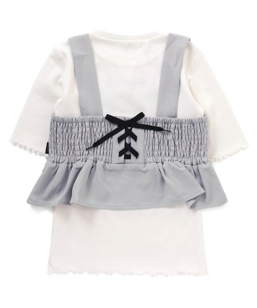 algy（アルジー）の「ニコプチコラボビスチェ＆リブTセット（その他トップス・キッズ・サックスブルー/ミント/ピンク・X-SMALL/XX-SMALL/MEDIUM/SMALL）」の9枚目の写真