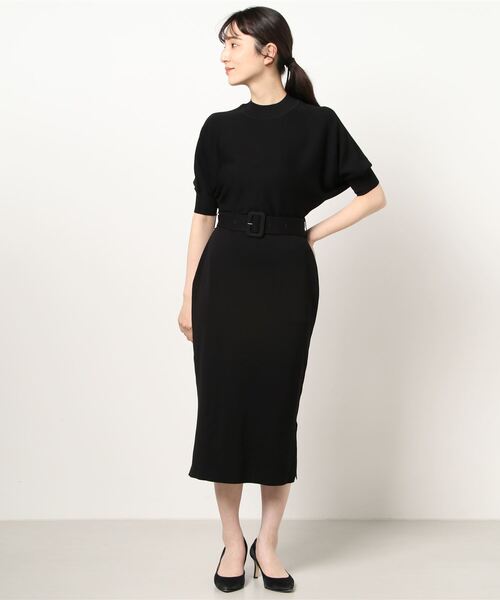 激安正規 のin ストア のワンピース ハイネックウエストベルトドルマンニットワンピース を購入できます Tite ストア のファッション ワンピース Tite Store ティテ Tite The ハイネックウエストベルトドルマンニットワンピース ワンピース インザ