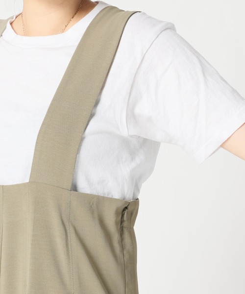 CLANE（クラネ）の「【CLANE/クラネ】 HIGH WAIST SUSPENDER PANTS：パンツ◆（その他パンツ・レディース・カーキ・M/L）」の12枚目の写真