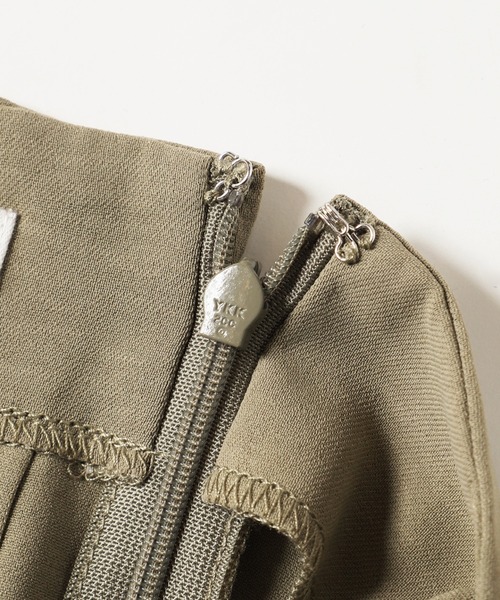 CLANE（クラネ）の「【CLANE/クラネ】 HIGH WAIST SUSPENDER PANTS：パンツ◆（その他パンツ・レディース・カーキ・M/L）」の18枚目の写真