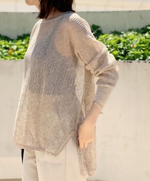 RIVE DROITE（リヴドロワ）の「こなれた大人スタイル　針ヌキメッシュリラックスニット（ニット/セーター）」