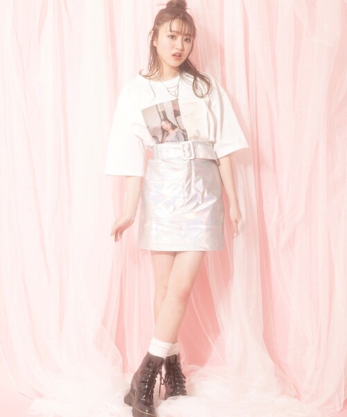 KOL ME BABY（コルミーベイビー）の「◆Mirror Mirror skirt（スカート・レディース・クリア・00）」の8枚目の写真