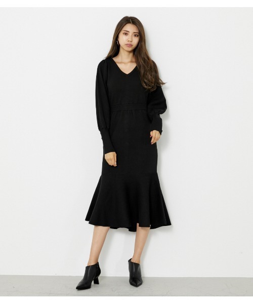 セール ブランド古着 ニットワンピース ワンピース Rienda リエンダ のファッション通販 Zozoused