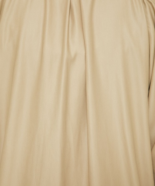 08sircus(ゼロエイトサーカス)の「【08Sircus(08サーカス)】レザーサテンスタンドカラーシャツ/ Leather satin stand collar shirt S32SL-TS04(シャツ/ブラウス・レディース・ブラック/ベージュ・1)」の19枚目の写真