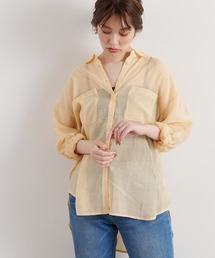 natural couture | Wポケットシアーシャツ(シャツ/ブラウス)