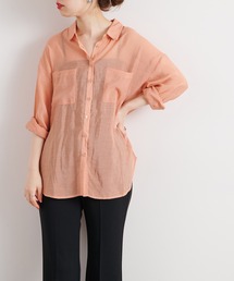 natural couture | Wポケットシアーシャツ(シャツ/ブラウス)