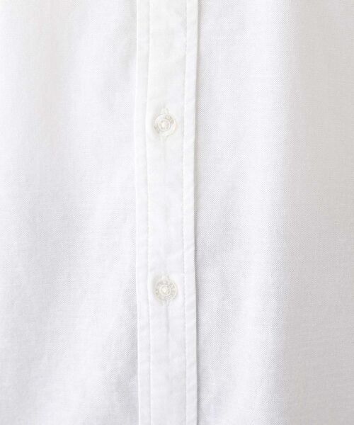 BASECONTROL(ベースコントロール)の「◆ポケットボーダーデザイン 半袖オックスボタンダウンシャツ(シャツ/ブラウス・レディース・ネイビー/アイボリー・99)」の10枚目の写真
