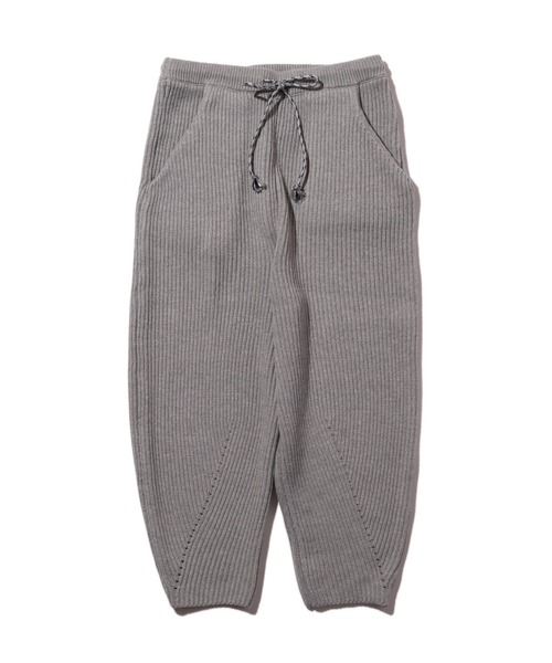 glamb(グラム)の「Relax knit pants / リラックスニットパンツ(その他パンツ・メンズ・グレー/ブラック・M/L/S)」の4枚目の写真