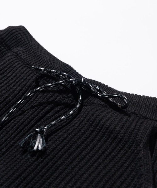 glamb(グラム)の「Relax knit pants / リラックスニットパンツ(その他パンツ・メンズ・グレー/ブラック・M/L/S)」の7枚目の写真
