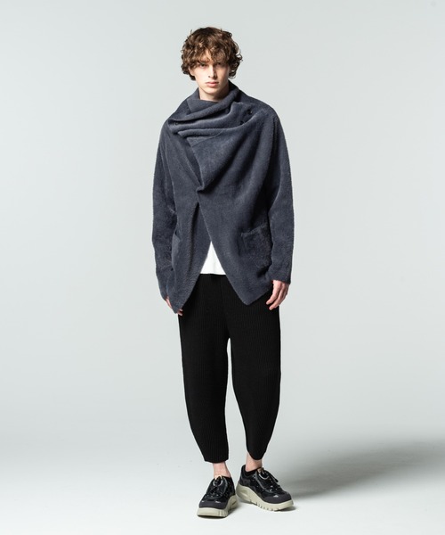 glamb(グラム)の「Relax knit pants / リラックスニットパンツ(その他パンツ・メンズ・グレー/ブラック・M/L/S)」の16枚目の写真