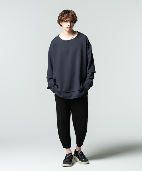 glamb(グラム)の「Relax knit pants / リラックスニットパンツ(その他パンツ・メンズ・グレー/ブラック・M/L/S)」の17枚目の写真