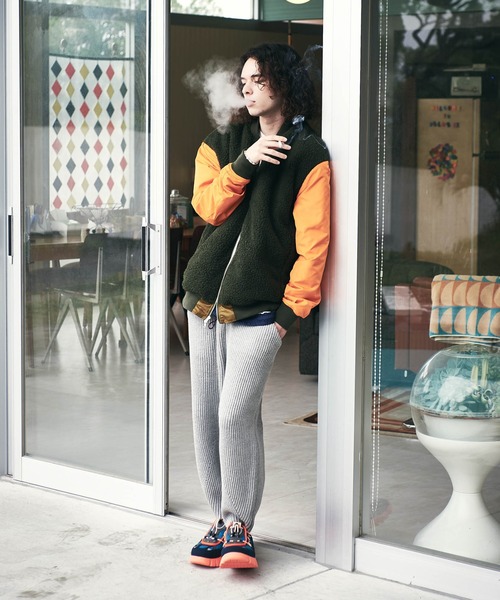 glamb(グラム)の「Relax knit pants / リラックスニットパンツ(その他パンツ・メンズ・グレー/ブラック・M/L/S)」の22枚目の写真