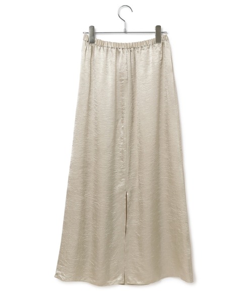 ADAM ET ROPE'（アダムエロペ）の「レイヤードデニムスカート（デニムスカート・レディース・ブラック/ホワイト・38/36）」の4枚目の写真