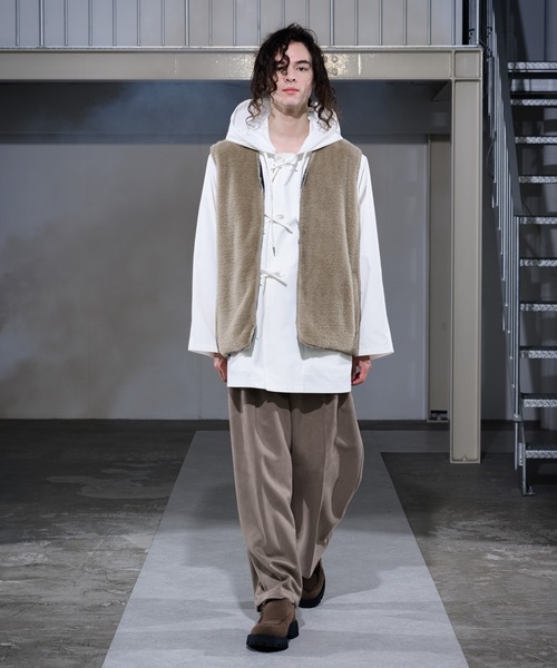 CASPER JOHN（キャスパージョン）の「Snow Hoodie/スノーパーカー（パーカー・メンズ・ホワイト/ブラック・SMALL/MEDIUM/LARGE）」の8枚目の写真