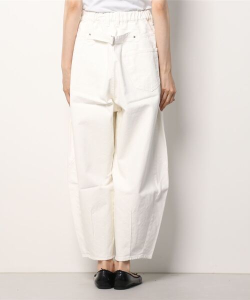 URVIN(アービン)の「バルーンデニムパンツ(デニムパンツ・レディース・ホワイト・0/2)」の3枚目の写真