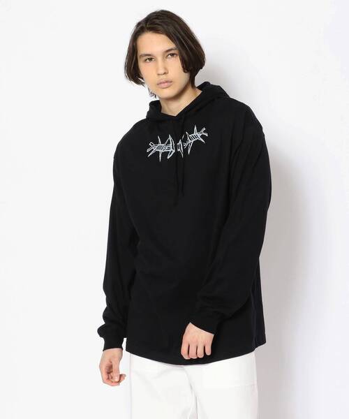 ROYAL FLASH（ロイヤルフラッシュ）の「TheATeR/シアター/有刺鉄線パーカー（パーカー・メンズ・ブラック/ホワイト・FREE）」の3枚目の写真