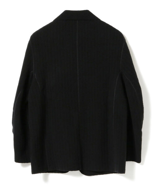 International Gallery BEAMS（インターナショナルギャラリービームス）の「LOUIS GABRIEL NOUCHI × International Gallery BEAMS / 別注 ニットジャケット（テーラードジャケット・メンズ・ブラック・SMALL/MEDIUM/X-SMALL）」の6枚目の写真