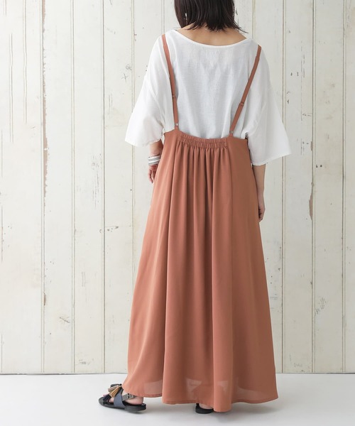 n'OrLABEL（ノアールレーベル）の「【廃盤】『シーム切替ジャンパースカート』（ジャンパースカート・レディース・ブラック/ピンク/ブラック系その他・1/2）」の8枚目の写真