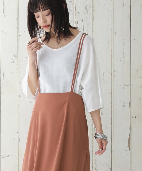 n'OrLABEL（ノアールレーベル）の「【廃盤】『シーム切替ジャンパースカート』（ジャンパースカート・レディース・ブラック/ピンク/ブラック系その他・1/2）」の9枚目の写真