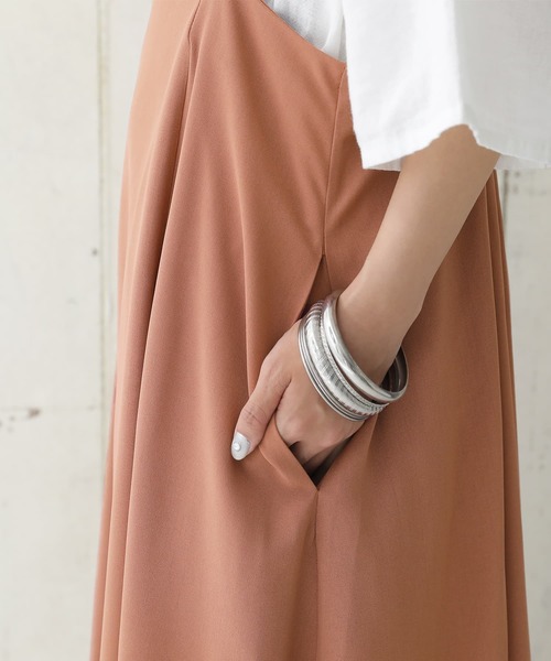 n'OrLABEL（ノアールレーベル）の「【廃盤】『シーム切替ジャンパースカート』（ジャンパースカート・レディース・ブラック/ピンク/ブラック系その他・1/2）」の11枚目の写真