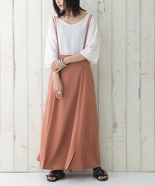 n'OrLABEL（ノアールレーベル）の「【廃盤】『シーム切替ジャンパースカート』（ジャンパースカート・レディース・ブラック/ピンク/ブラック系その他・1/2）」の6枚目の写真