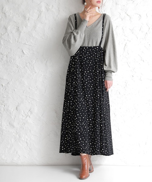 n'OrLABEL（ノアールレーベル）の「【廃盤】『シーム切替ジャンパースカート』（ジャンパースカート・レディース・ブラック/ピンク/ブラック系その他・1/2）」の19枚目の写真