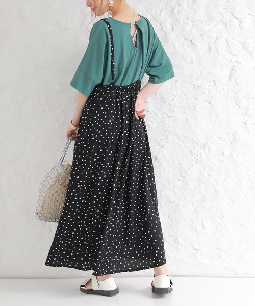 n'OrLABEL（ノアールレーベル）の「【廃盤】『シーム切替ジャンパースカート』（ジャンパースカート・レディース・ブラック/ピンク/ブラック系その他・1/2）」の17枚目の写真