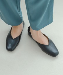 LAKOLE | Vカットギャザーフラットパンプス / 954624(パンプス)