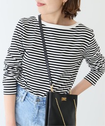 Spick & Span | GIZACOTTONボーダーロングT◆(Tシャツ/カットソー)