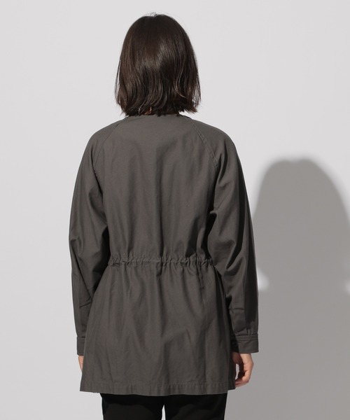 BAYFLOW（ベイフロー）の「ミリタリーバンドカラージャケット（ミリタリージャケット・レディース・ベージュ/カーキ/チャコール・SMALL/MEDIUM）」の17枚目の写真