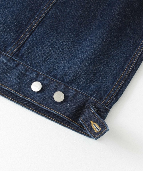 Wrangler（ラングラー）の「『別注』Wrangler×Sonny Label　カットオフデニムジャケット（デニムジャケット・レディース・インディゴブルー/ブラック・ONE）」の20枚目の写真