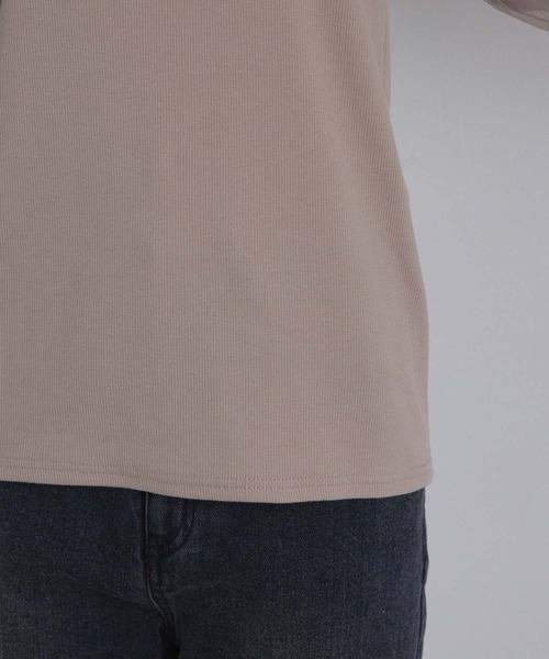 vis-`a-vis（ビサビ）の「【WEB限定】シアーボリュームスリーブプルオーバー（Tシャツ/カットソー・レディース・パープル/ブラック/ベージュ・FREE）」の18枚目の写真