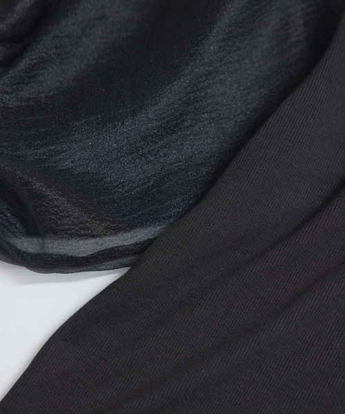 vis-`a-vis（ビサビ）の「【WEB限定】シアーボリュームスリーブプルオーバー（Tシャツ/カットソー・レディース・パープル/ブラック/ベージュ・FREE）」の21枚目の写真