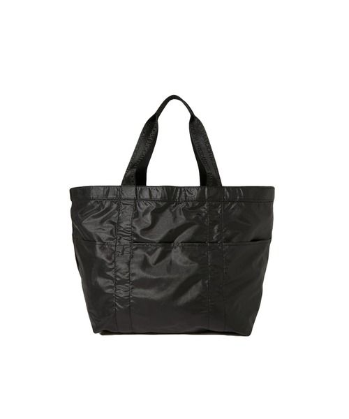 N.HOOLYWOOD(N.ハリウッド)の「TOTE BAG MEDIUM(トートバッグ・メンズ・ブラック/ベージュ・ONE)」の4枚目の写真