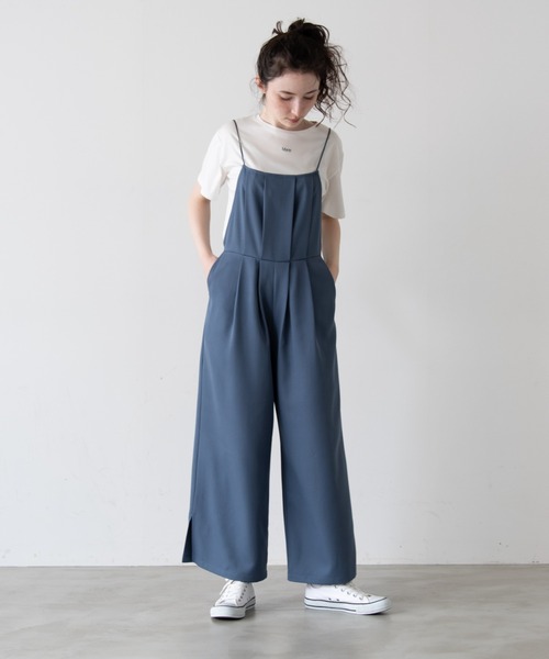 idem(イデム)の「idem mellow salopette/メロウサロペット(サロペット/オーバーオール・レディース・ブラウン/ブルー・FREE/SMALL)」の16枚目の写真