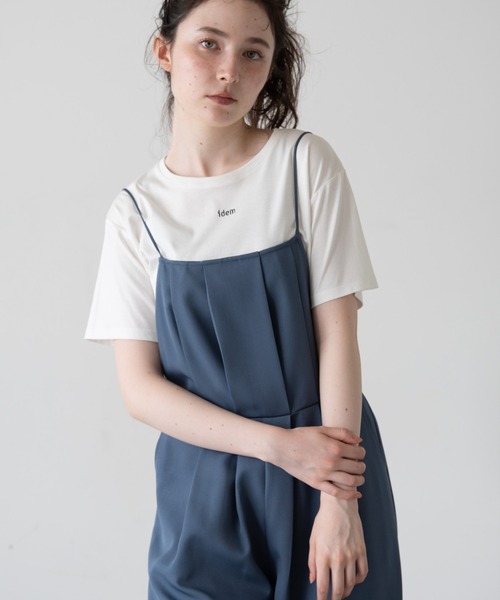 idem(イデム)の「idem mellow salopette/メロウサロペット(サロペット/オーバーオール・レディース・ブラウン/ブルー・FREE/SMALL)」の17枚目の写真