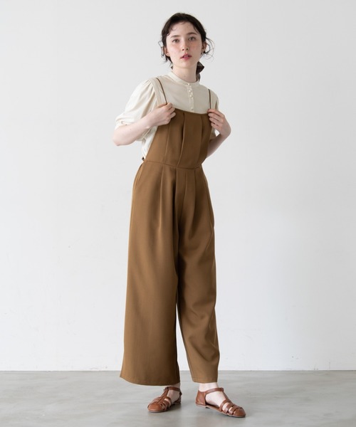 idem(イデム)の「idem mellow salopette/メロウサロペット(サロペット/オーバーオール・レディース・ブラウン/ブルー・FREE/SMALL)」の20枚目の写真