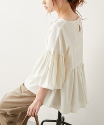 PUAL CE CIN | 【WEB限定】ギャザースリーブブラウス(シャツ/ブラウス)