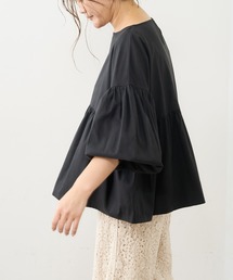 PUAL CE CIN | 【WEB限定】ギャザースリーブブラウス(シャツ/ブラウス)