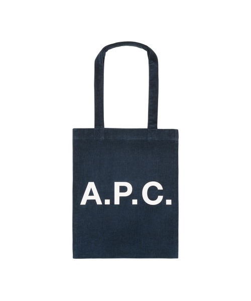 A.P.C.(アーペーセー)の「TOTE LOU 21A(トートバッグ・メンズ・ブラウン/ダークネイビー/ブラウン系その他/カーキ・ONESIZE)」の1枚目の写真