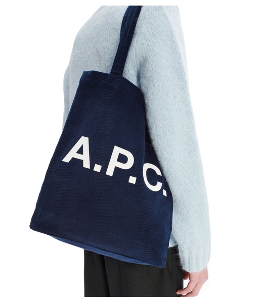 A.P.C.(アーペーセー)の「TOTE LOU 21A(トートバッグ・メンズ・ブラウン/ダークネイビー/ブラウン系その他/カーキ・ONESIZE)」の10枚目の写真