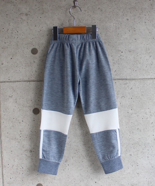 THE CASUAL(カジュアル)の「ライン 切り替え ロゴ リブ ジョガー パンツ キッズ(スウェットパンツ・キッズ・チャコール/モカ/ブラック/杢グレー・160cm/140cm/150cm/130cm/120cm/110cm)」の8枚目の写真