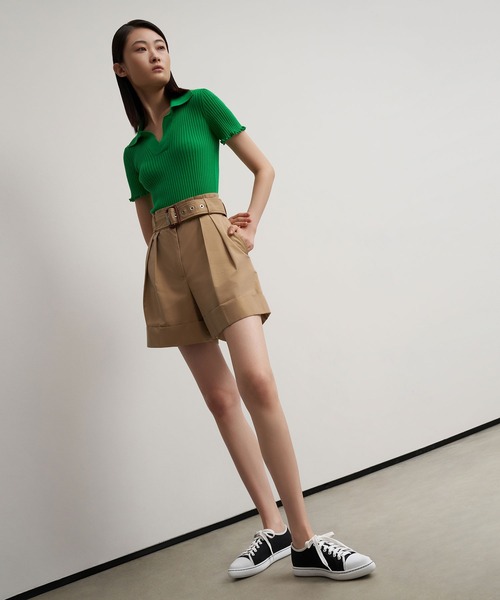 CHARLES & KEITH（チャールズ & キース）の「リサイクルコットン ポインテッドトゥスニーカー / Recycled Cotton Pointed Toe Sneakers（スニーカー・レディース・ブラック/レッド・23cm/24.5cm/22.5cm/23.5cm/25.5cm/25cm）」の19枚目の写真
