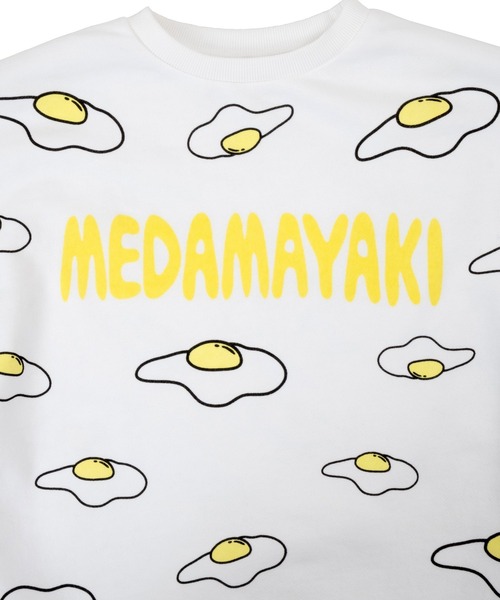目玉焼き総柄スウェット(MEDAMAYAKI)（スウェット）｜PUNYUS