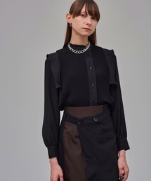 UNITED TOKYO | ハイネックプリーツブラウス(シャツ/ブラウス)