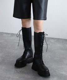 HARE | レースアップロングブーツ(HARE)(ブーツ)